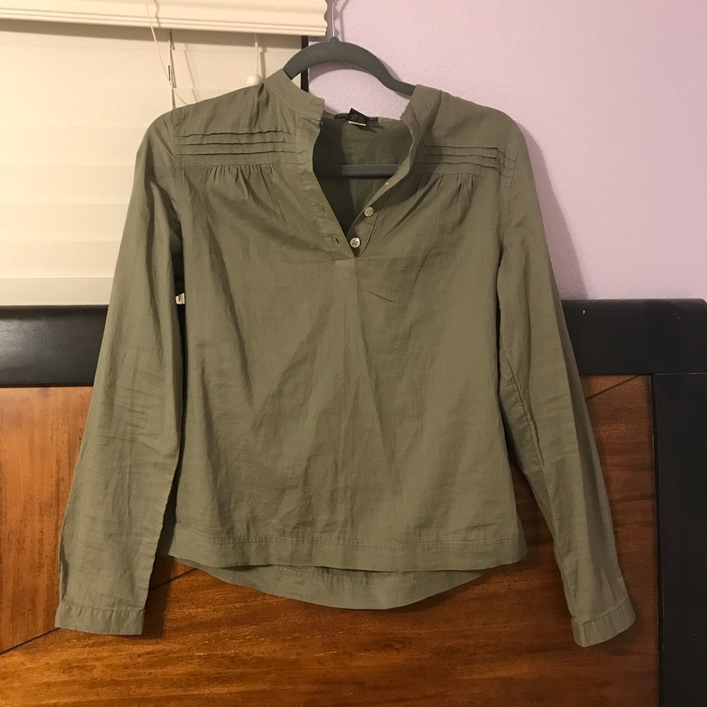 Olive green Banana Republic shirt